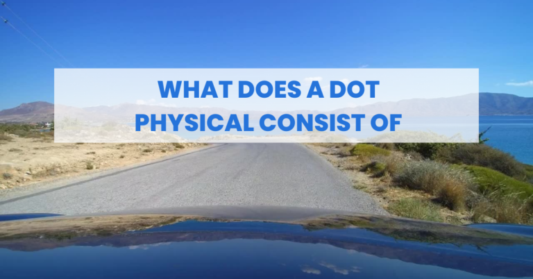 dot physical test